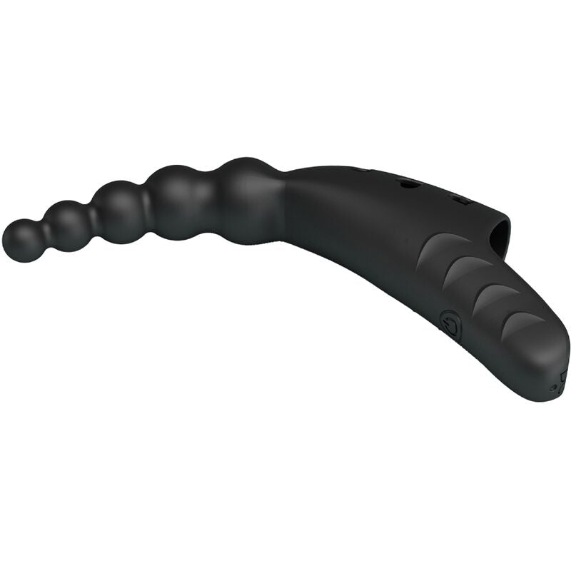 Pretty Love – Doigt Vibrant 10 Modes de Vibration Rechargeable – Noir