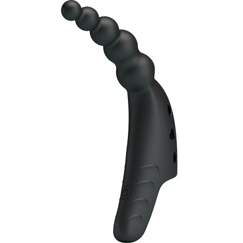 Pretty Love – Doigt Vibrant 10 Modes de Vibration Rechargeable – Noir