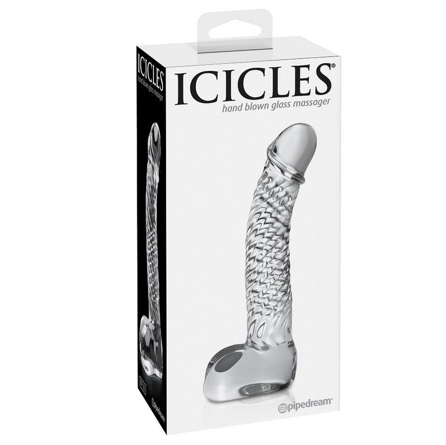 Icicles Gode en Verre Nº61 en forme de pénis