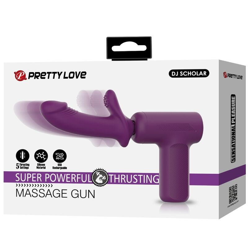 Pretty love - masseur dj scholar 5 réglages violet