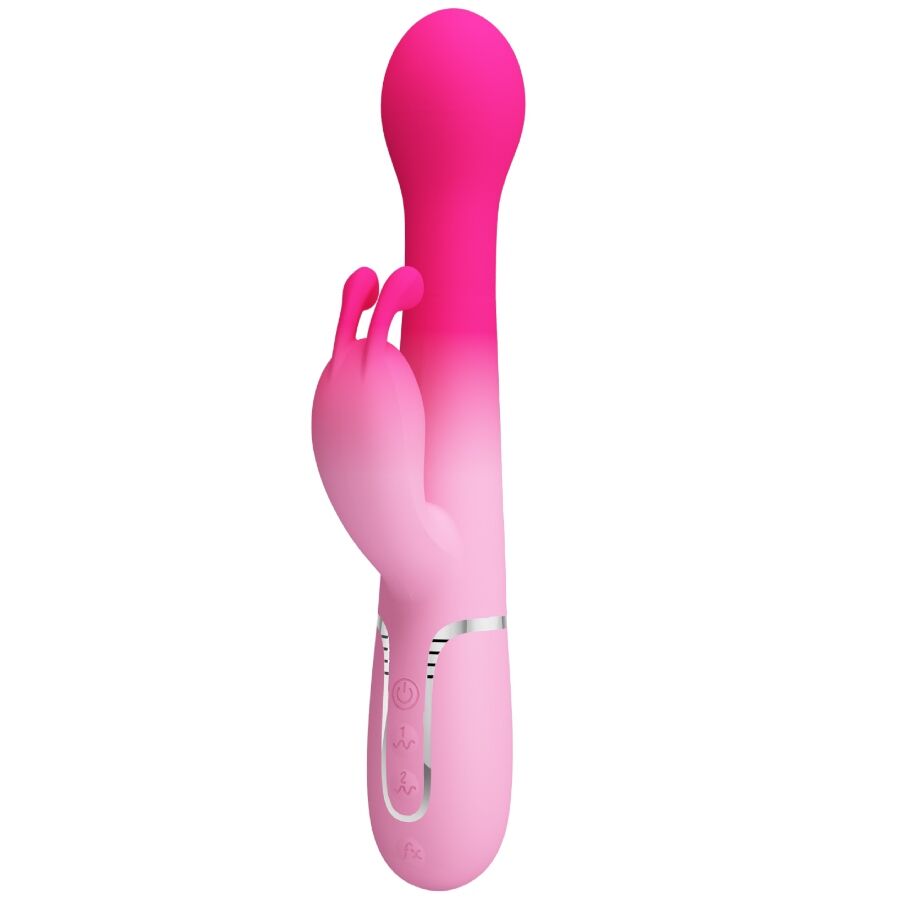 Pretty Love – Stimulateur Rabbit en Silicone Dejon Rose
