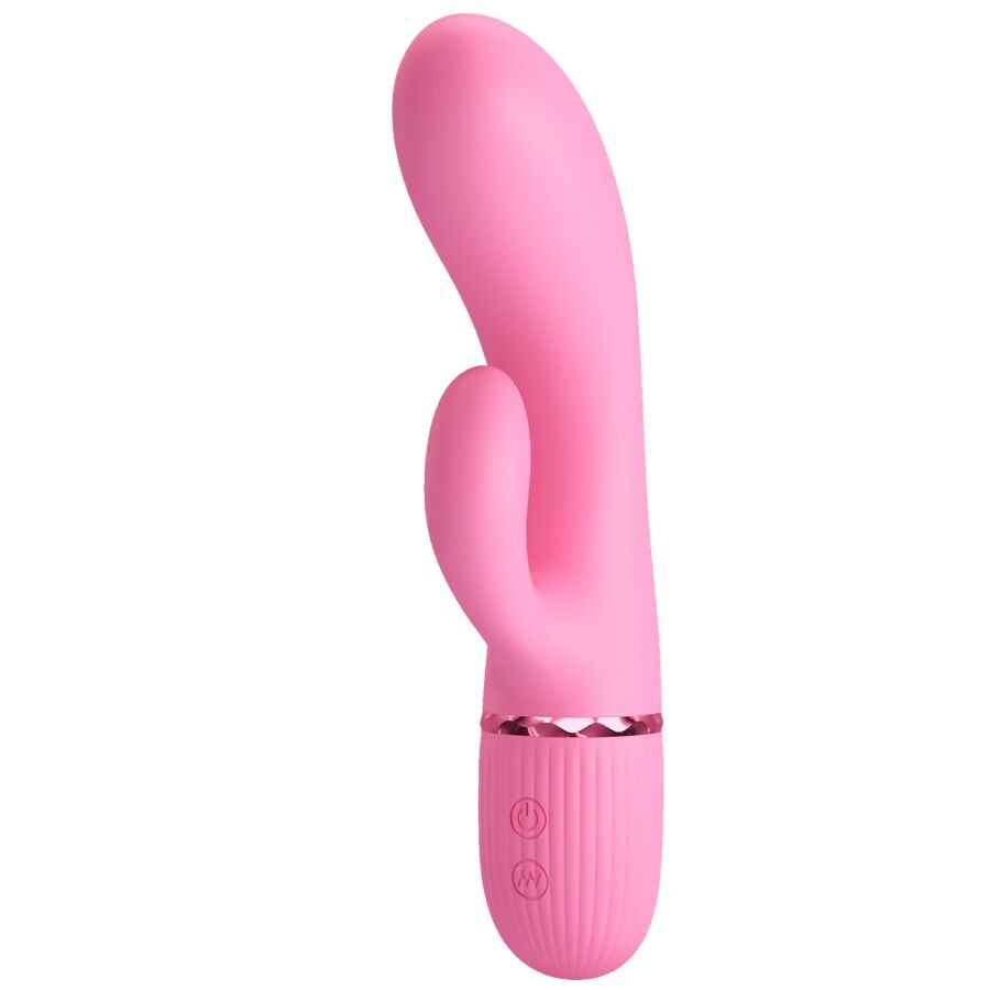 Pretty Love – Stimulateur Rabbit en Silicone Ultra Souple Rose 10 Modes de Vibration Marski