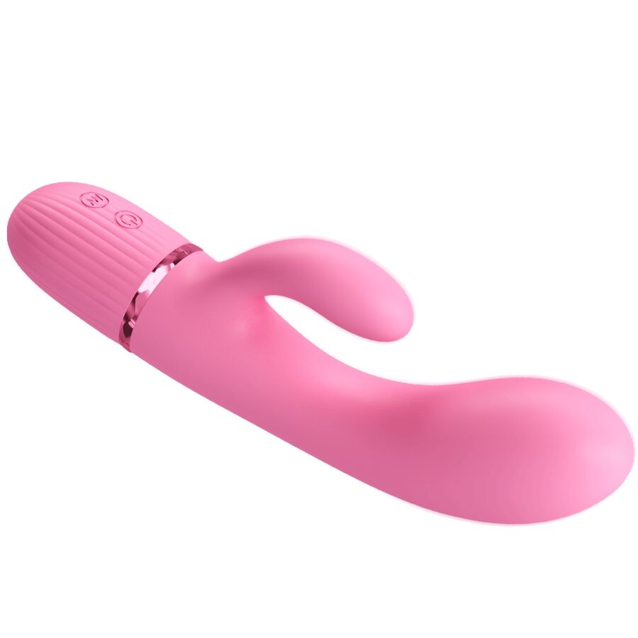 Pretty Love – Stimulateur Rabbit en Silicone Ultra Souple Rose 10 Modes de Vibration Marski