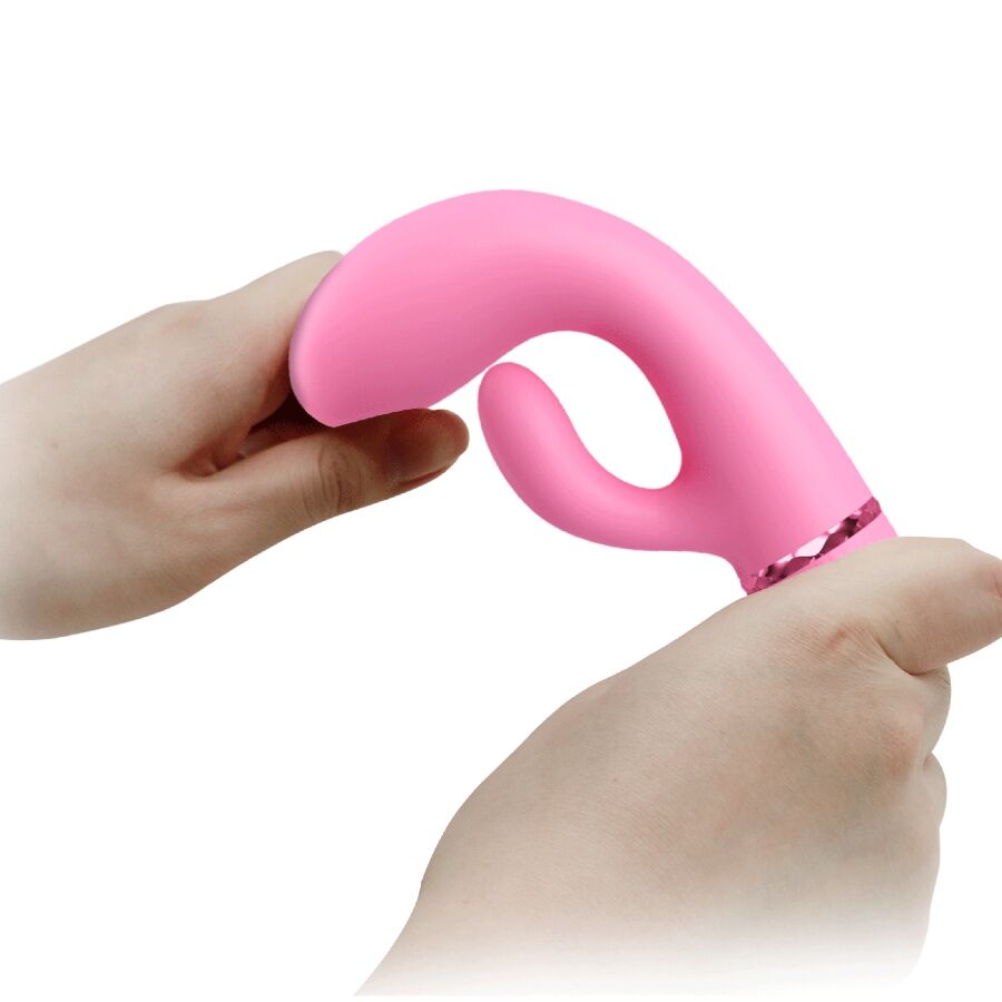 Pretty Love – Stimulateur Rabbit en Silicone Ultra Souple Rose 10 Modes de Vibration Marski