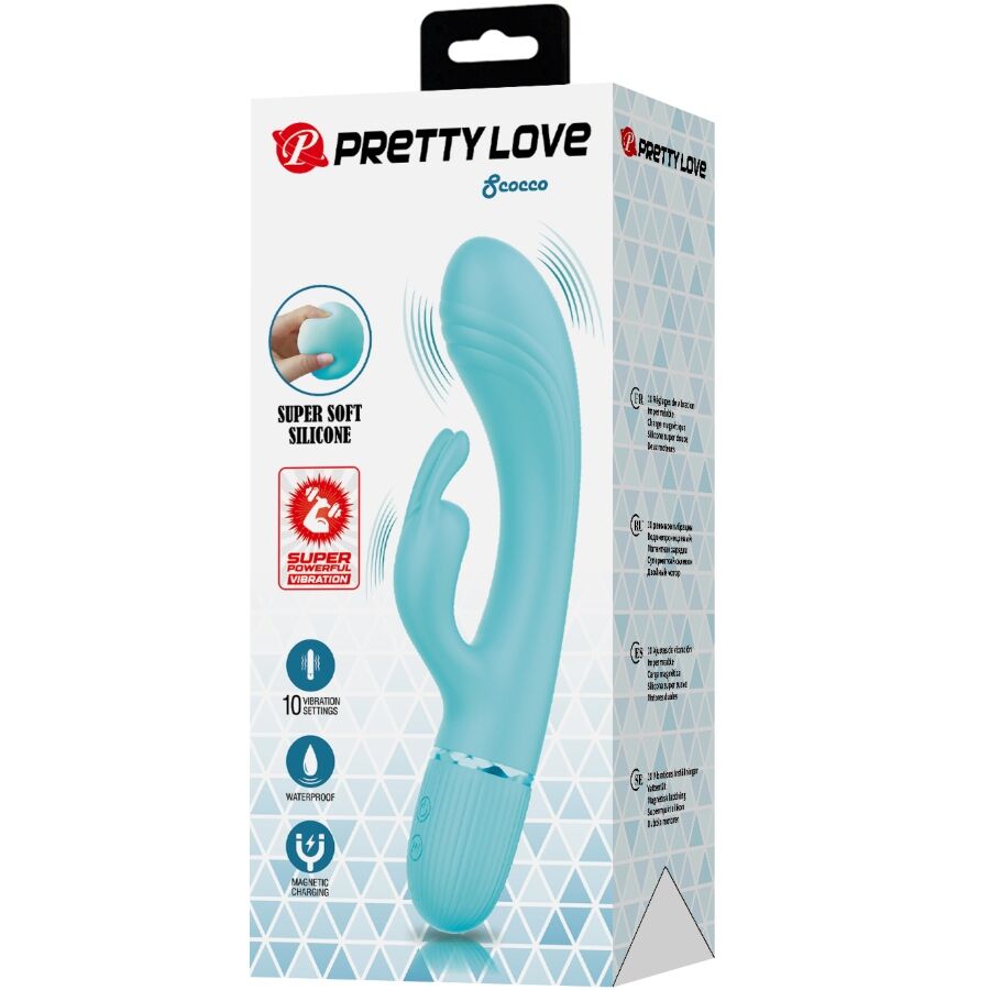 Pretty Love Sextoy Rabbit Scocco Turquoise