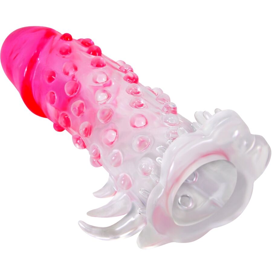 Pretty love - gaine d'agrandissement réaliste wilford avec pénis en relief rose