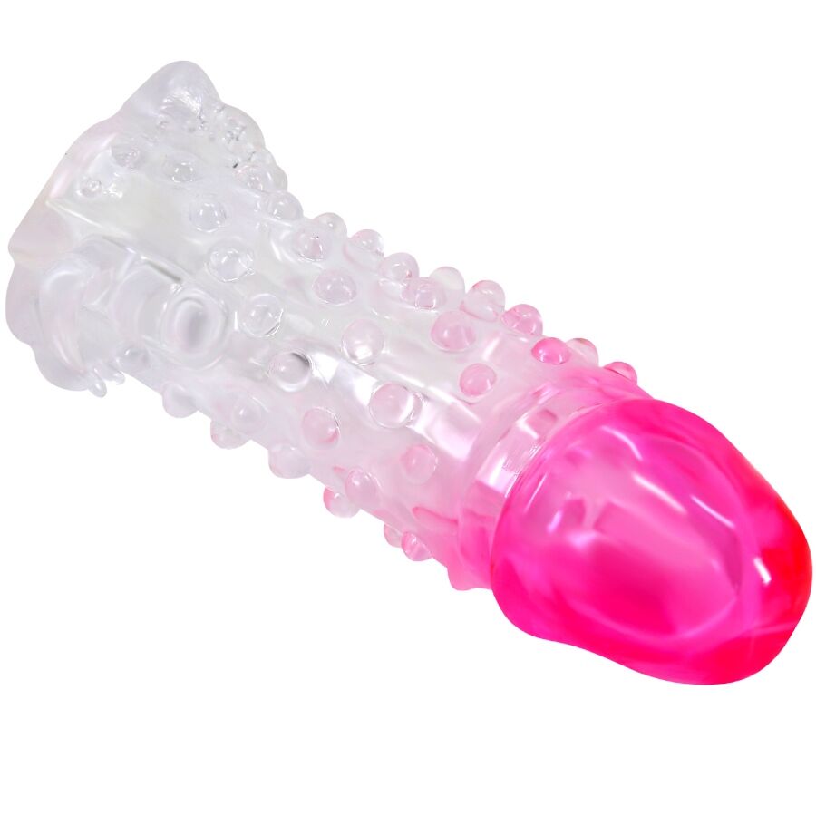 Pretty love - gaine d'agrandissement réaliste wilford avec pénis en relief rose