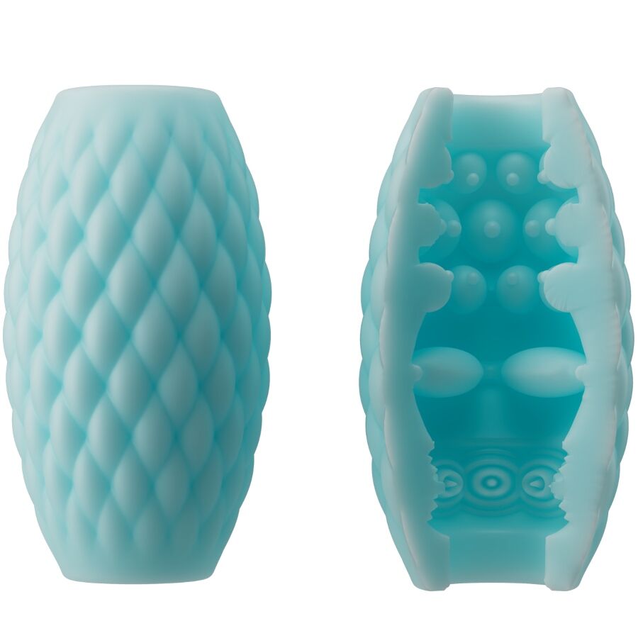 Pretty love - masturbateur pour homme en silicone athena eros bleu ciel