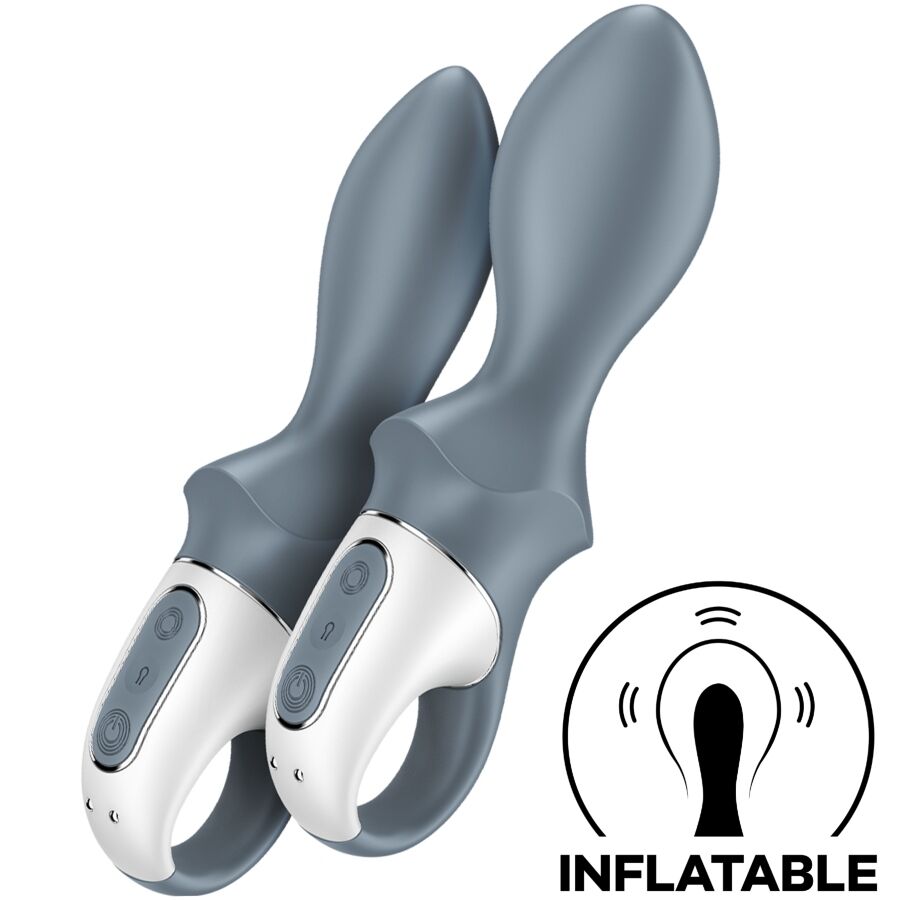 Satisfyer - Vibromasseur Anal Gonflable Air Pump Booty 1 - Gris