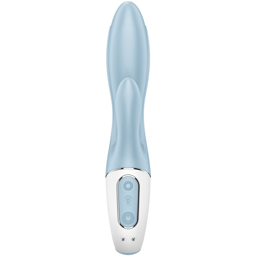 Satisfyer - Vibromasseur Rabbit Gonflable Air Pump Bunny 1 - Bleu