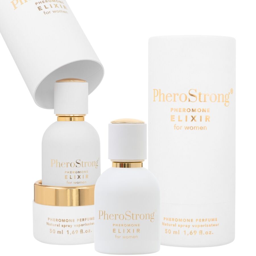PheroStrong - Élixir de Parfum aux Phéromones pour Femme - 50 ml