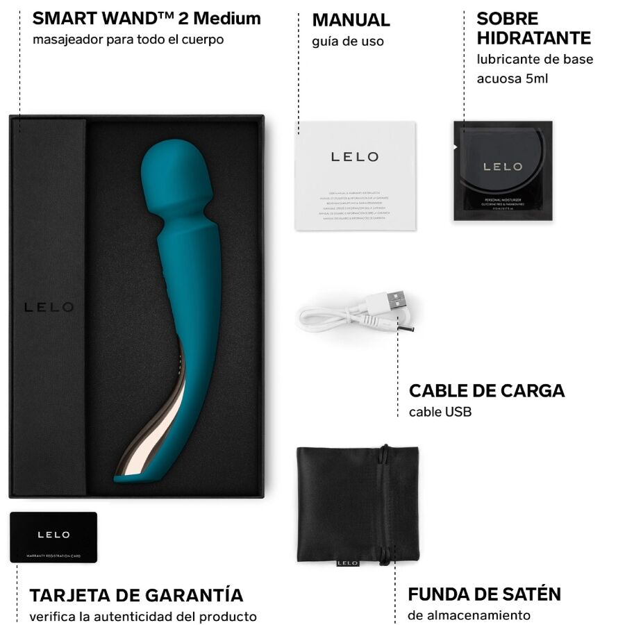 LELO - Vibromasseur Wand Smart Wand 2 Medium - Vert