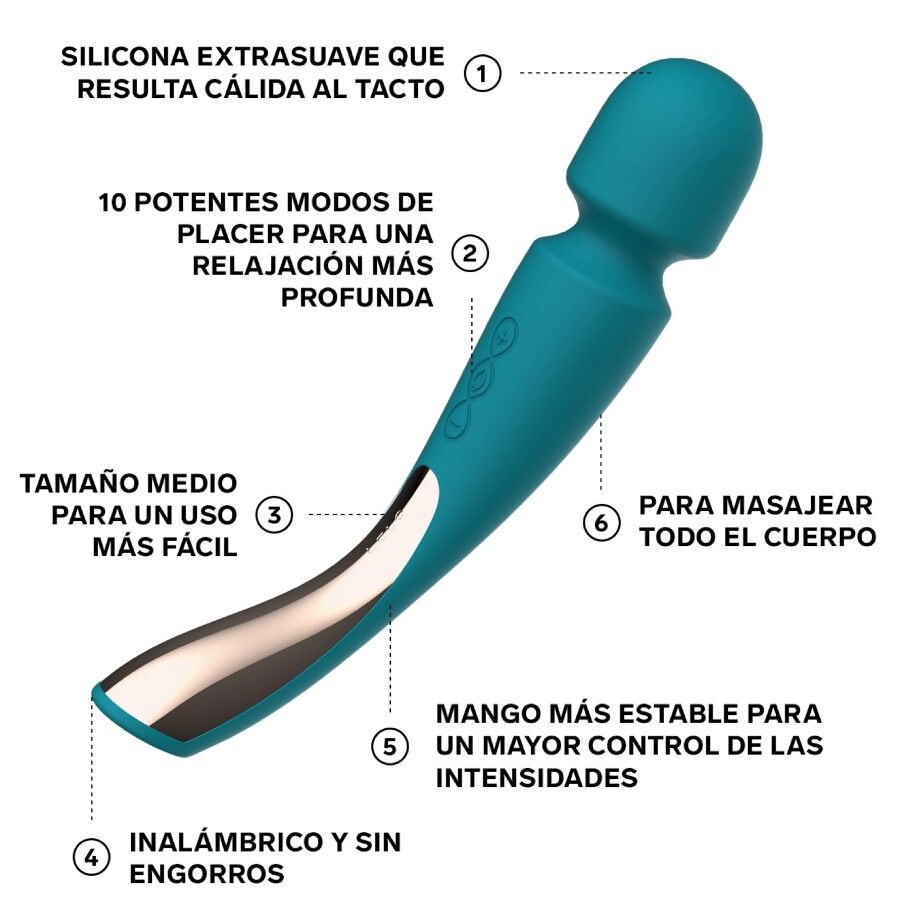 LELO - Vibromasseur Wand Smart Wand 2 Medium - Vert