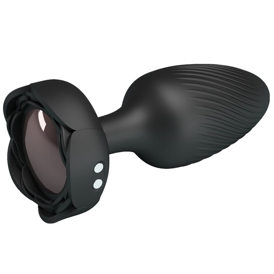 Plug Anal Vibrant LED Osborn Noir 9,8 cm - Pretty Love