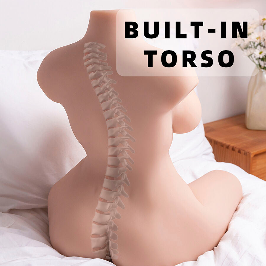 XISE - TORSE RÉALISTE FÉMININ BIEN RANGÉ AVEC POUSSÉE 71 CM