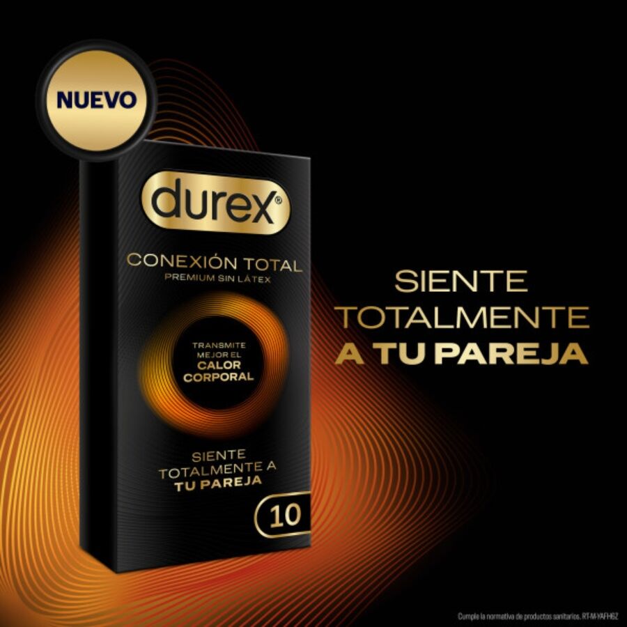 Durex - Préservatifs Conexión Total Sans latex - Boîte de 10