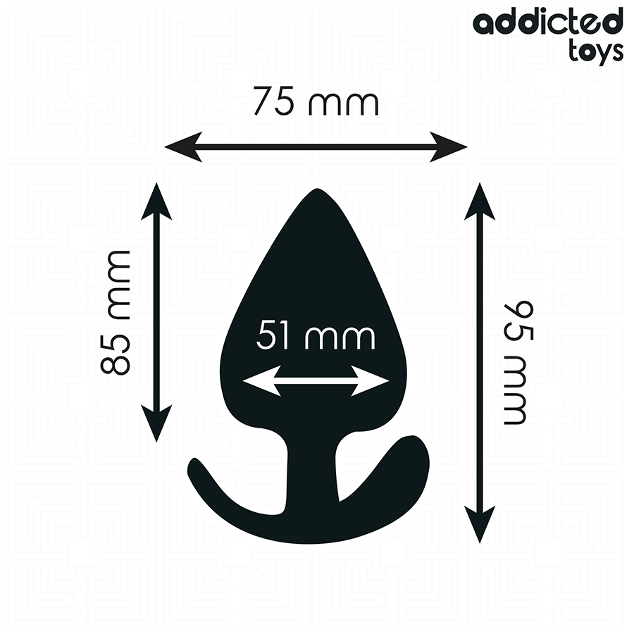Plug Anal Addicted Toys Taille XL 9,5 cm - Addicted Toys