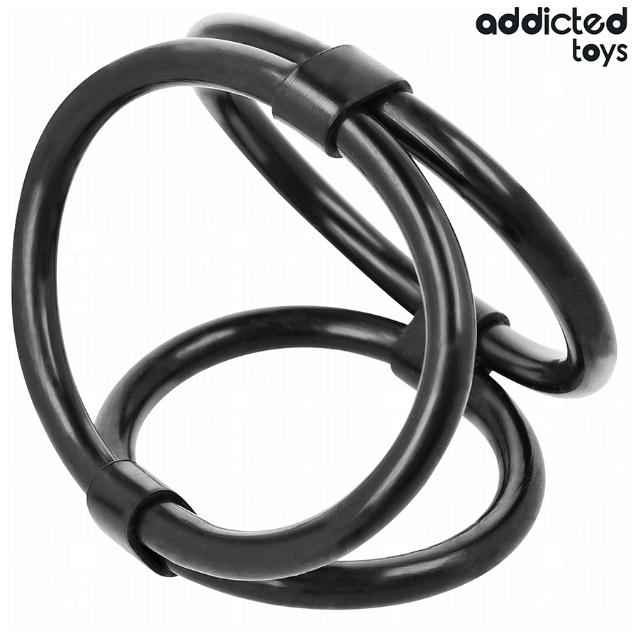 Anneau Pénien Triple Addicted Toys - Addicted Toys