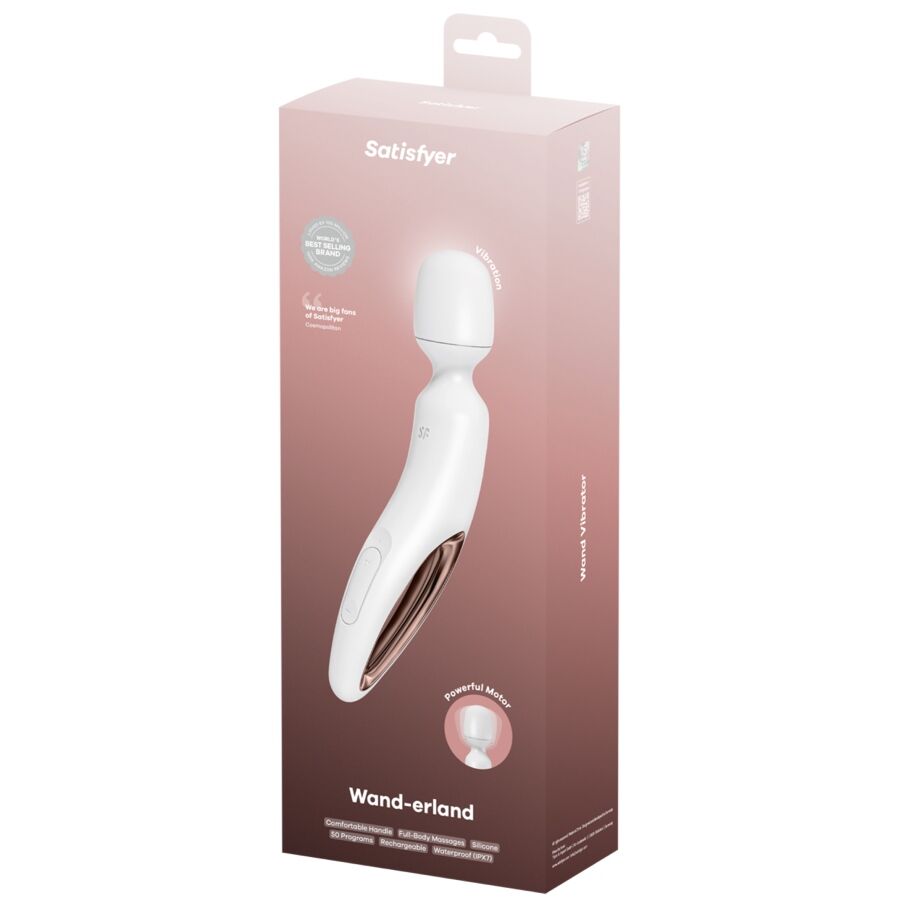 Satisfyer - Vibromasseur Baguette Wand-erland - Blanc