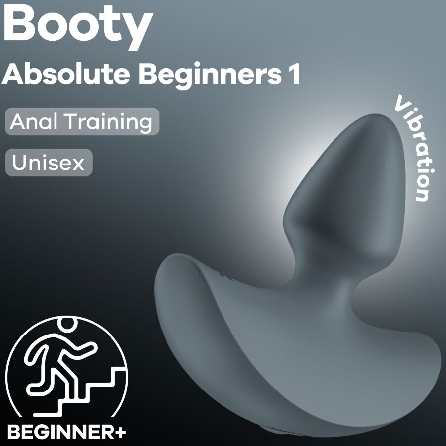 Satisfyer - Plug Anal Vibrant Booty Absolute Beginners 1 - Gris