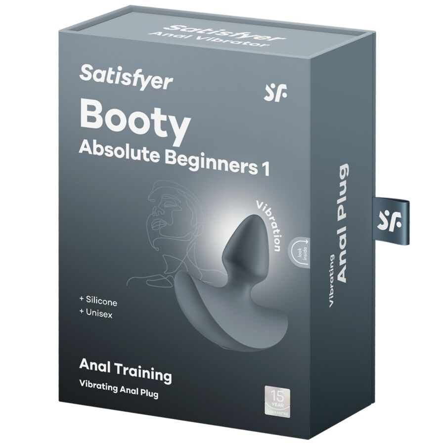 Satisfyer - Plug Anal Vibrant Booty Absolute Beginners 1 - Gris