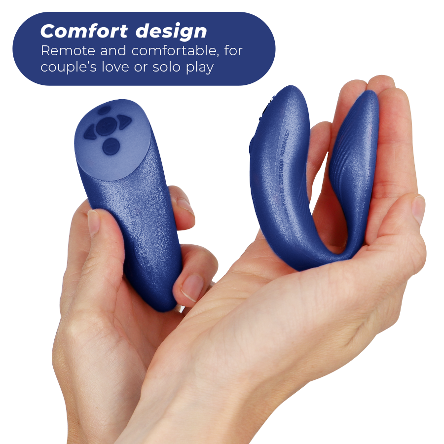 We Vibe - Chorus stimulateur connecté pour couple - Bleu métallique