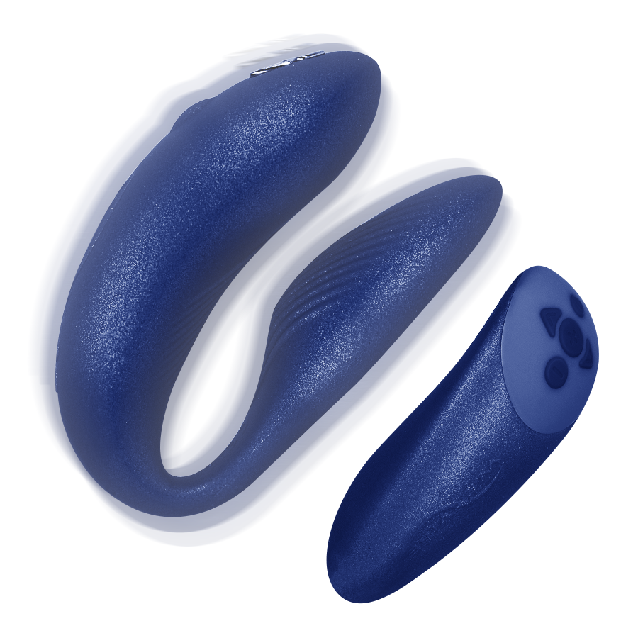 We Vibe - Chorus stimulateur connecté pour couple - Bleu métallique