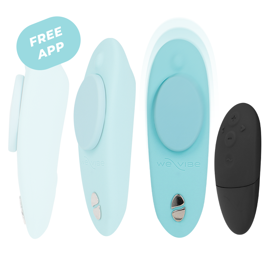 We-Vibe - Vibromasseur Culotte Connecté Moxie+ Bleu