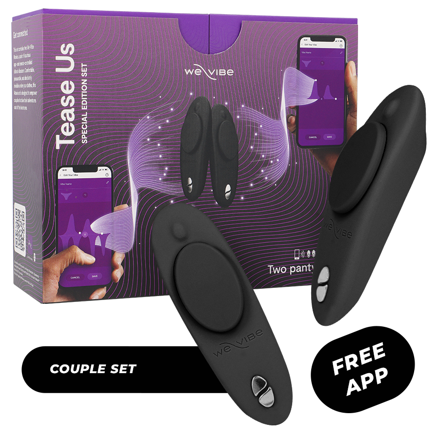 We-Vibe - Coffret 2 Stimulateurs Connectés Tease Us 2 x Moxie