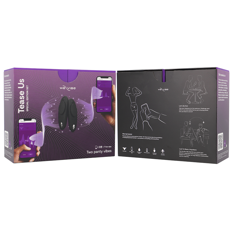 We-Vibe - Coffret 2 Stimulateurs Connectés Tease Us 2 x Moxie