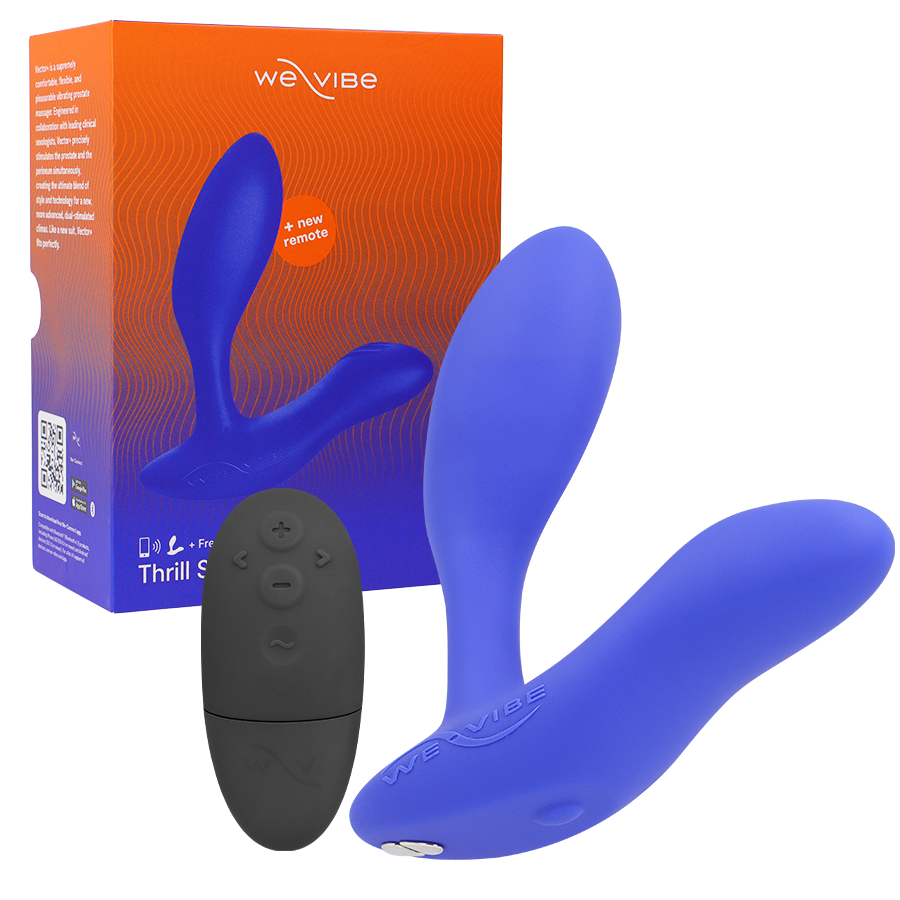 We-Vibe - Stimulateur Prostatique Connecté Vector+ Bleu