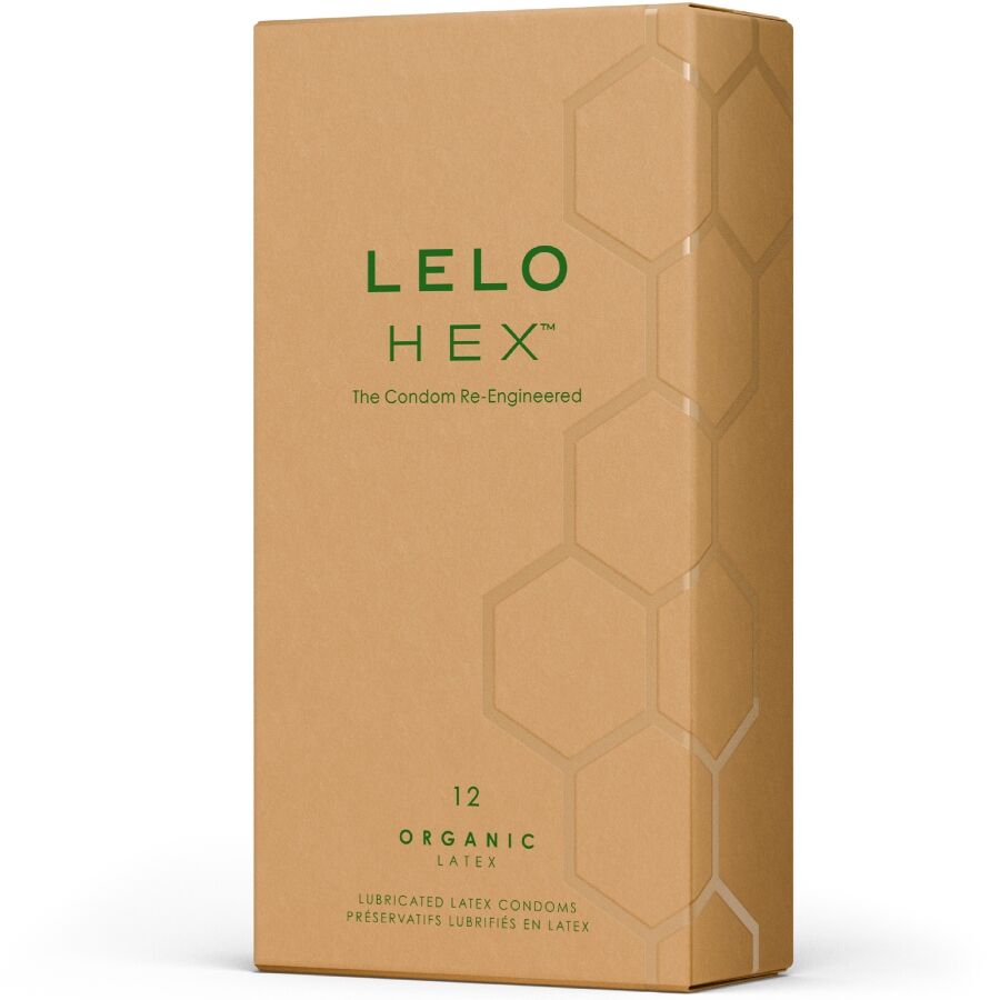 LELO - Préservatifs BIO Hex Organic - Boîte de 12