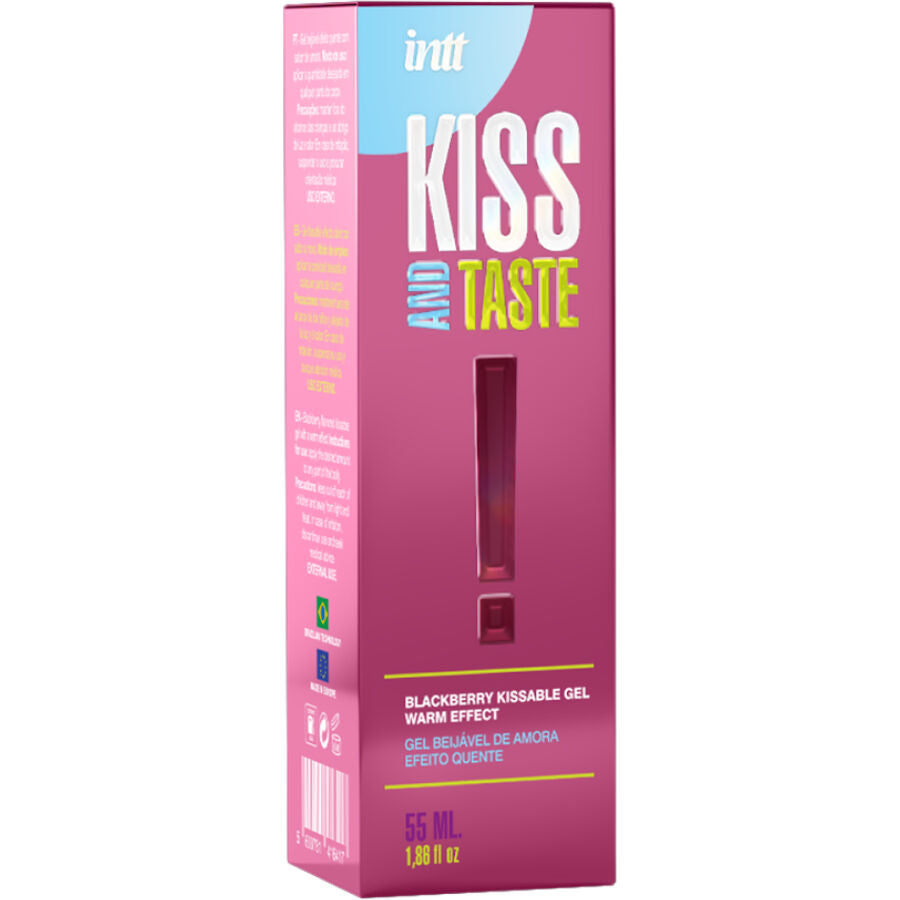 Intt - Gel Intime Chauffant Kissable Saveur Mûre - 55 ml