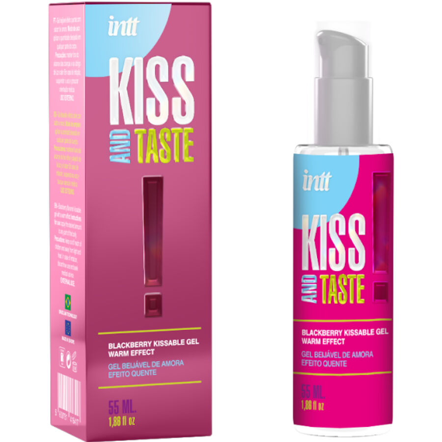 Intt - Gel Intime Chauffant Kissable Saveur Mûre - 55 ml