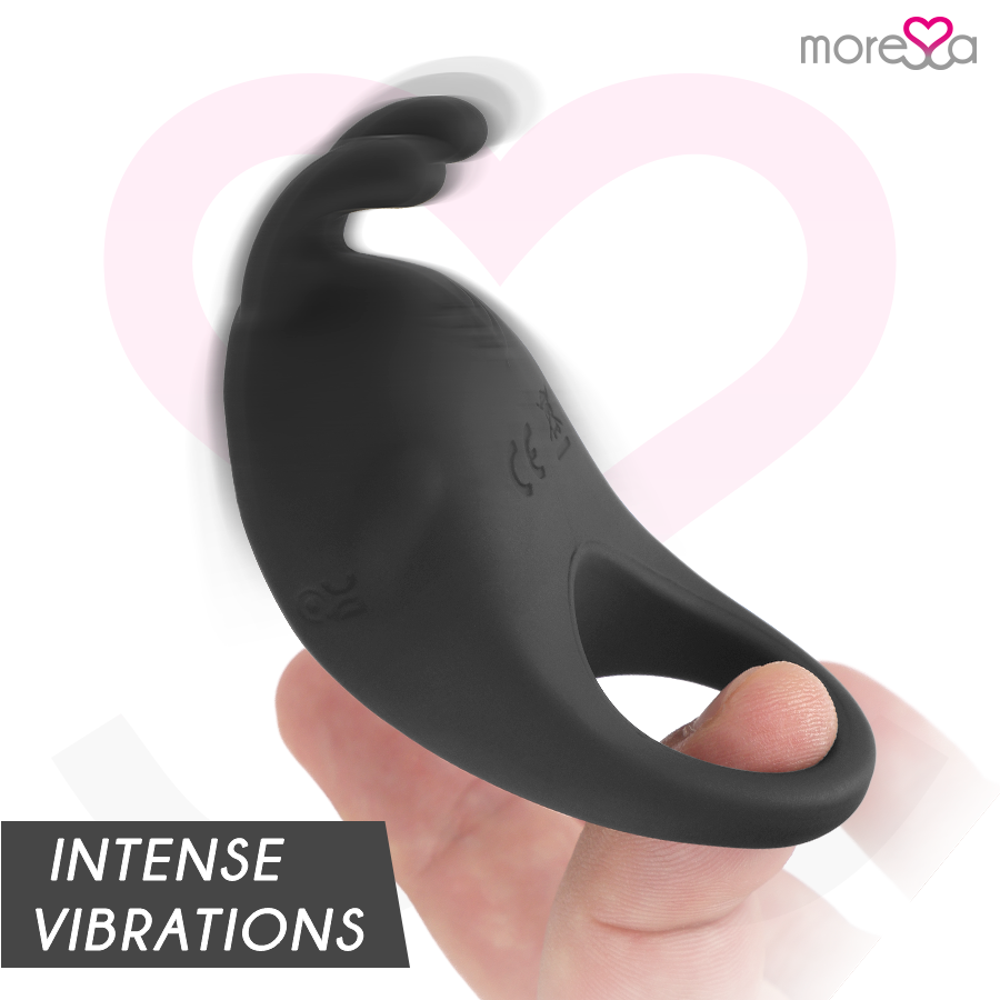 Moressa - brad premium silicone rechargeable noir