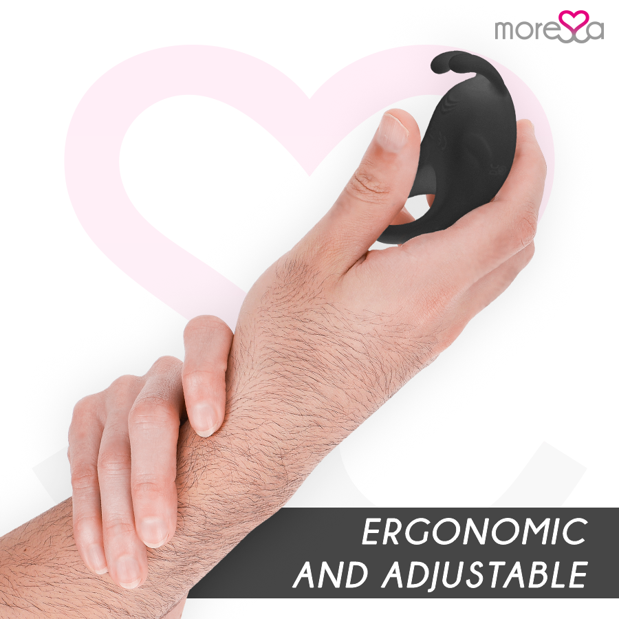 Moressa - brad premium silicone rechargeable noir