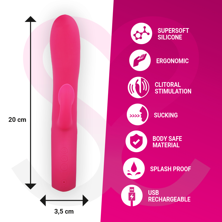 Moressa - dustin rechargeable en silicone premium