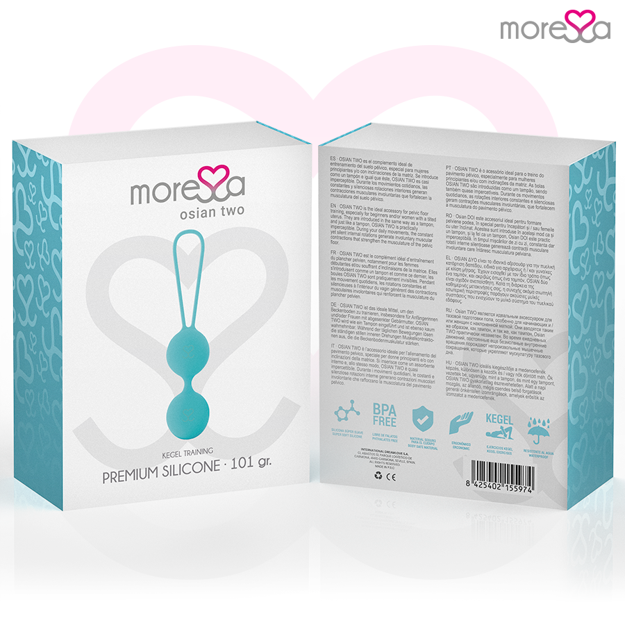 Moressa - osian deux silicone turquoise premium