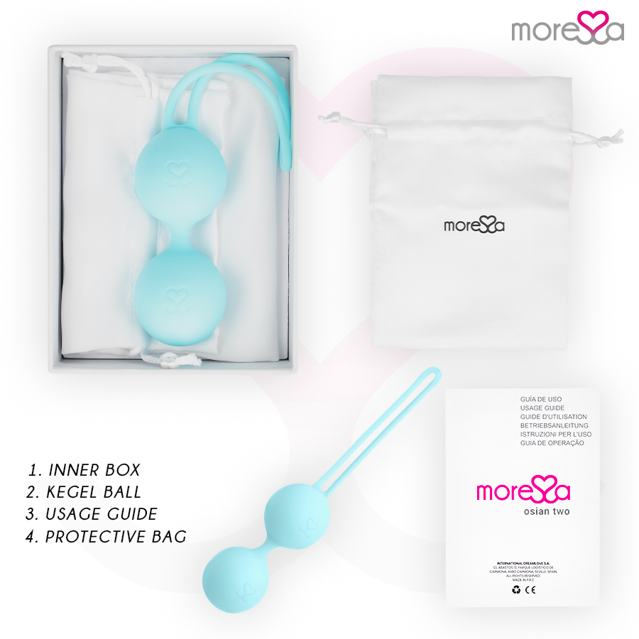 Moressa - osian deux silicone turquoise premium