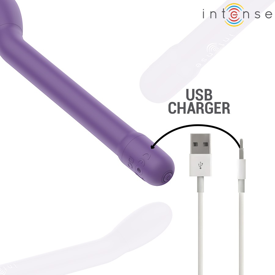 INTENSE - STIMULATEUR DE POINT G RECHARGEABLE KARLIE VIOLET