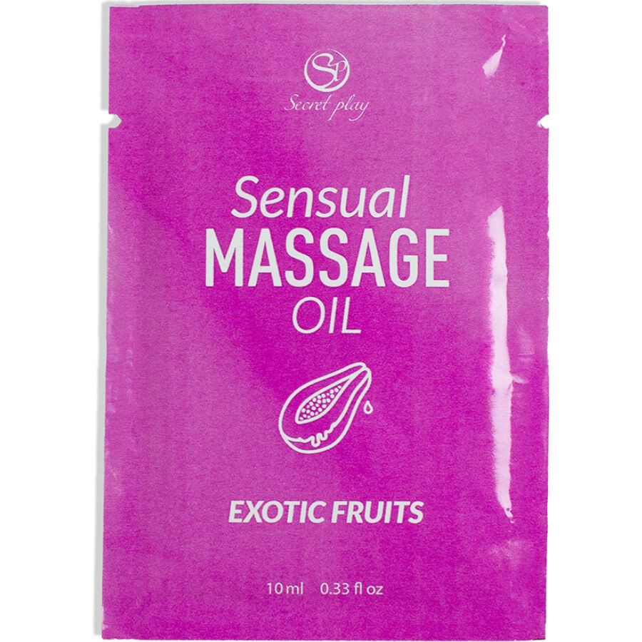 Secret Play - Huile de Massage Fruits Exotiques monodose - 10 ml