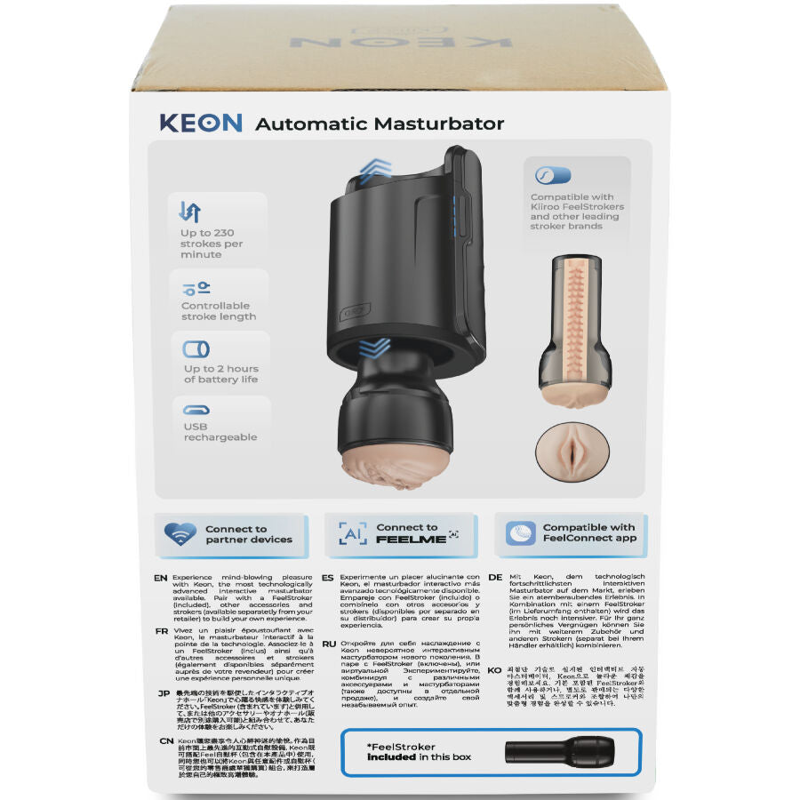 Masturbateur Automatique Keon WiFi Combo + Feel Stroker - Kiiroo