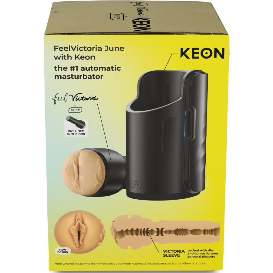 Kiiroo – Masturbateur Automatique Feel Victoria Keon WiFi Combo – Noir