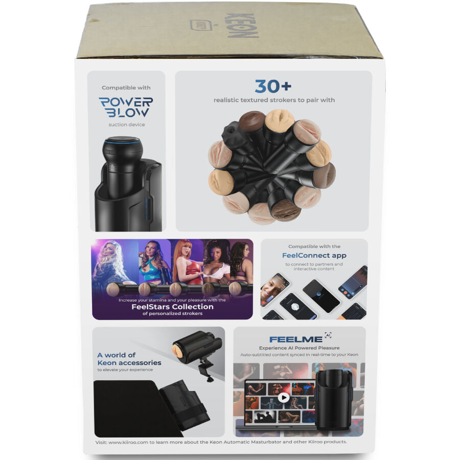 Kiiroo – Masturbateur Automatique Keon WiFi Combo – Noir
