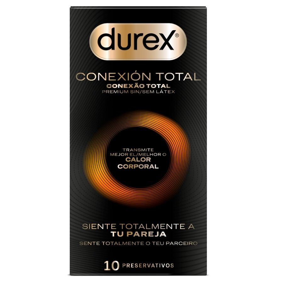 Durex - Préservatifs Conexión Total Sans latex - Boîte de 10