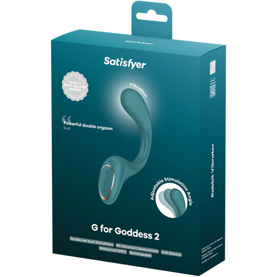 Satisfyer - Vibromasseur Rabbit G for Goddess 2 - Vert