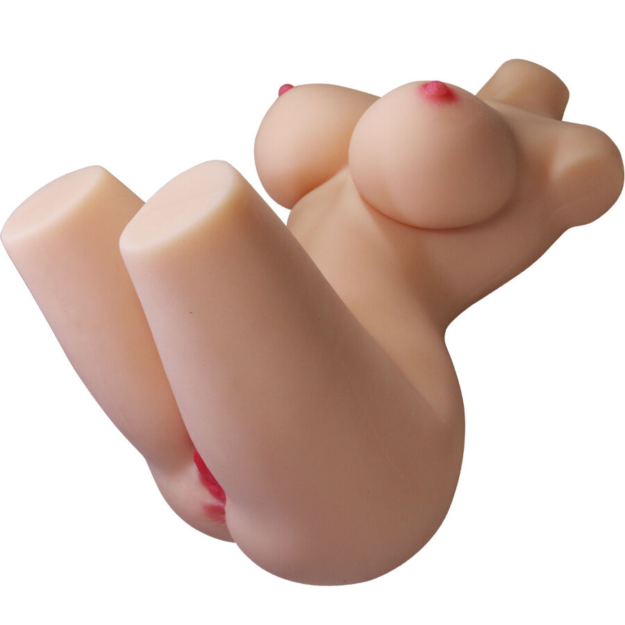 Masturbateur Torse Réaliste Tiffany Double Orifice - Crazy Bull