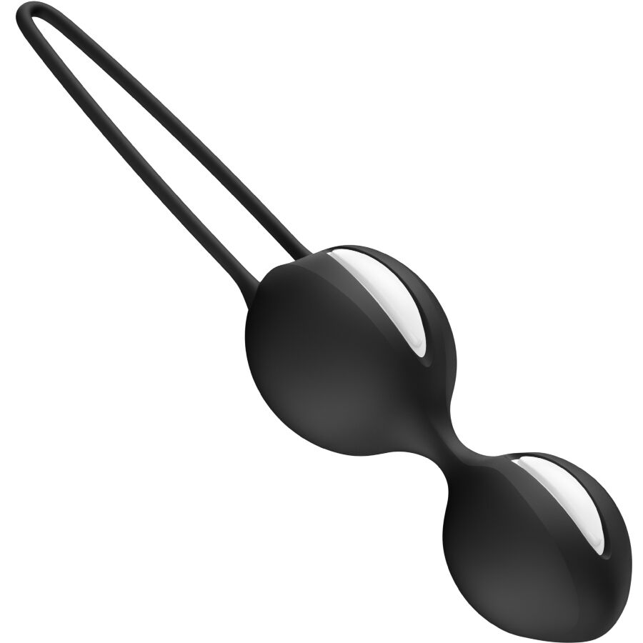 Boules de Kegel SmartBalls Duo Noires - Fun Factory