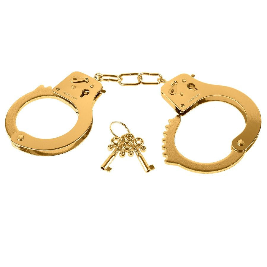 Menottes BDSM Fetish Fantasy Gold Métal Doré - Pipedream