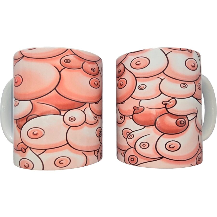 Mug Érotique Seins Colorés 370ml - Diablo Picante